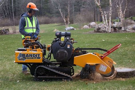 bandit skid steer stump grinder|bandit stump grinder near me.